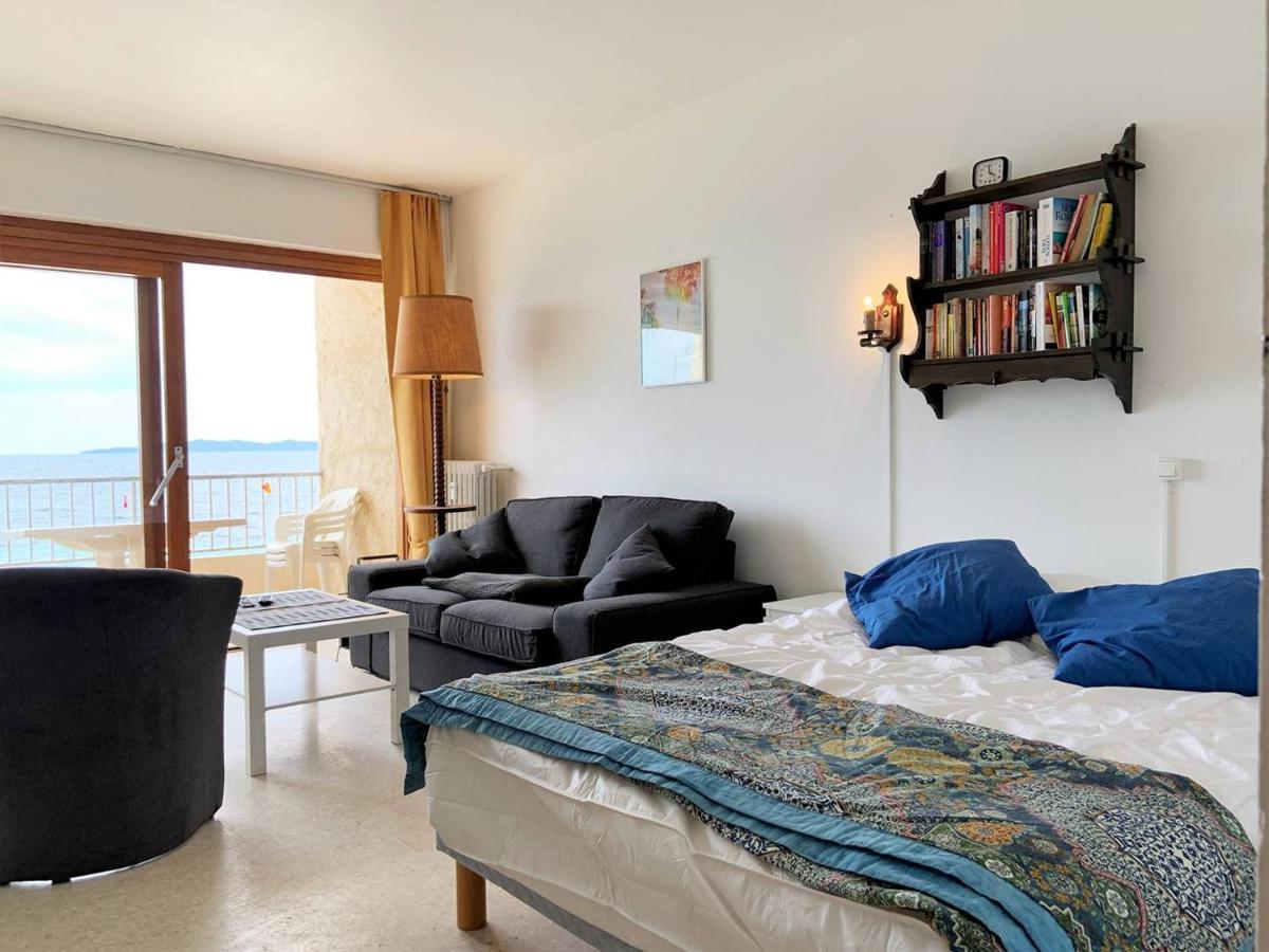 Studio Sur Plage Cavaliere Avec Terrasse, 1Er Etage, 2 Couchages - Fr-1-251-80 Le Lavandou Exteriör bild